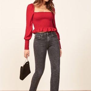 Reformation Francis Smock Top